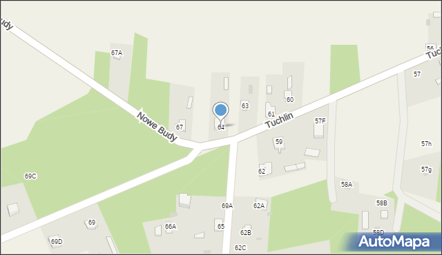 Tuchlin, Tuchlin, 64, mapa Tuchlin