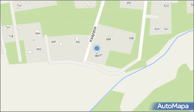 Tuchlin, Tuchlin, 68A, mapa Tuchlin