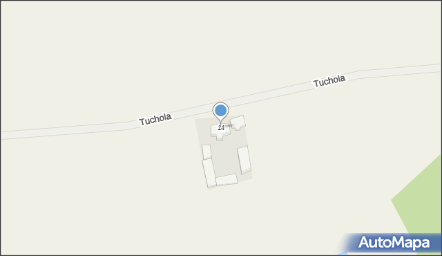 Tuchola, Tuchola, 14, mapa Tuchola