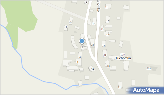 Tuchomko, Tuchomko, 5, mapa Tuchomko