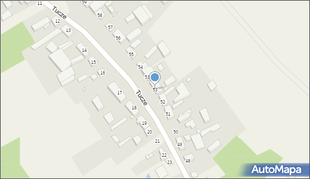 Tucze, Tucze, 53, mapa Tucze