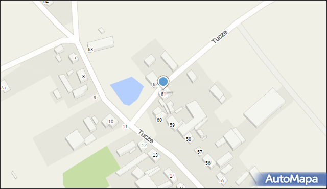 Tucze, Tucze, 61, mapa Tucze