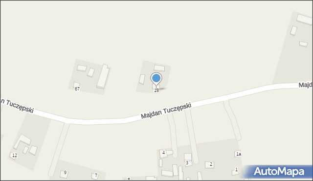 Tuczępy, Tuczępy, 18, mapa Tuczępy
