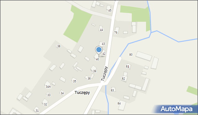 Tuczępy, Tuczępy, 41, mapa Tuczępy