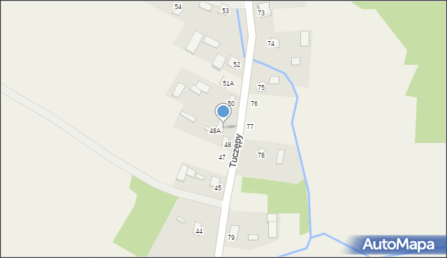 Tuczępy, Tuczępy, 49, mapa Tuczępy