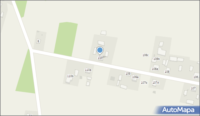 Tuczępy, Tuczępy, 110, mapa Tuczępy