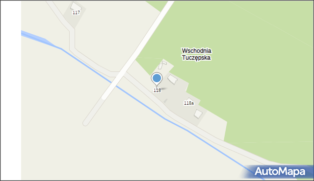 Tuczępy, Tuczępy, 118, mapa Tuczępy