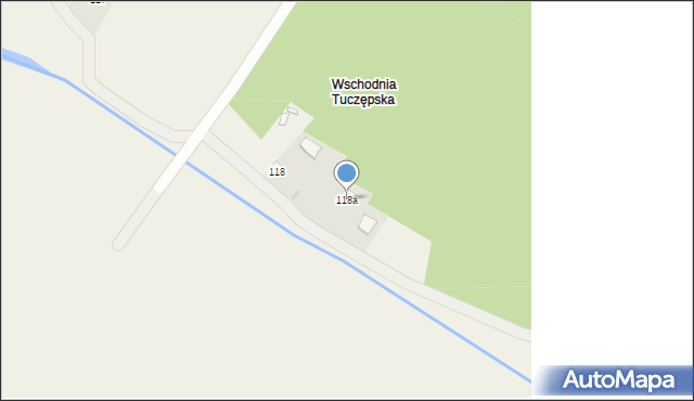 Tuczępy, Tuczępy, 118a, mapa Tuczępy