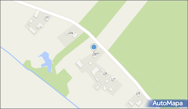 Tuczępy, Tuczępy, 129, mapa Tuczępy