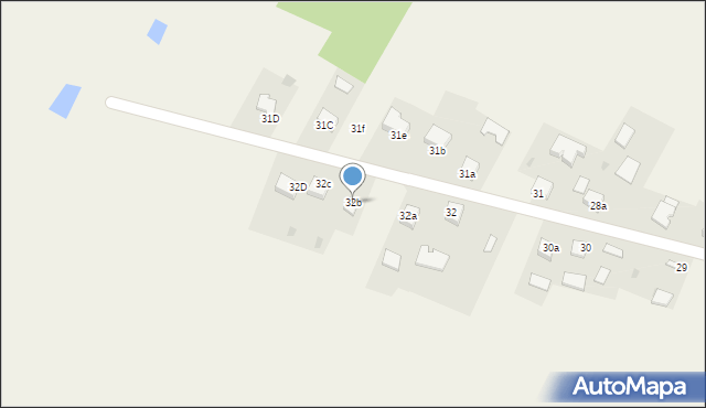 Tuczępy, Tuczępy, 32b, mapa Tuczępy