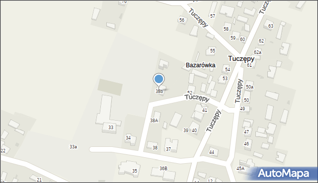 Tuczępy, Tuczępy, 38b, mapa Tuczępy
