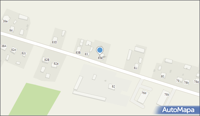 Tuczępy, Tuczępy, 83a, mapa Tuczępy