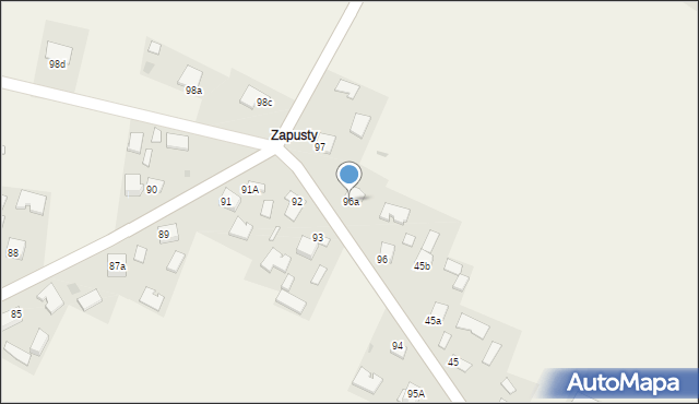 Tuczępy, Tuczępy, 96a, mapa Tuczępy