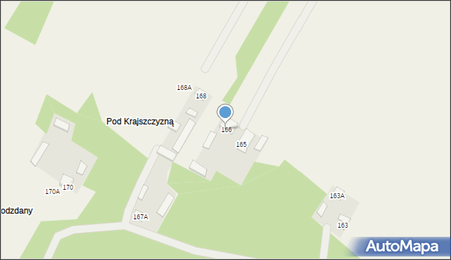 Tuczna, Tuczna, 166, mapa Tuczna