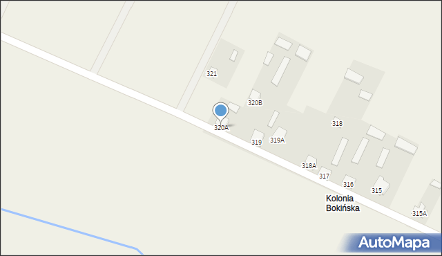 Tuczna, Tuczna, 320A, mapa Tuczna