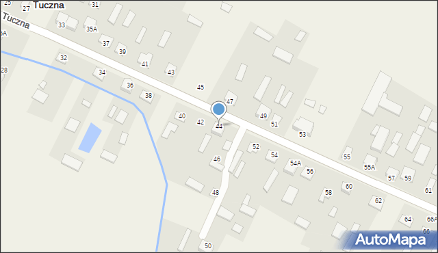Tuczna, Tuczna, 44, mapa Tuczna