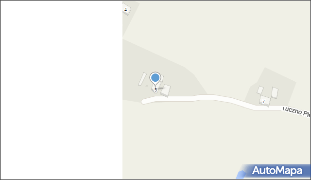 Tuczno Pierwsze, Tuczno Pierwsze, 5, mapa Tuczno Pierwsze
