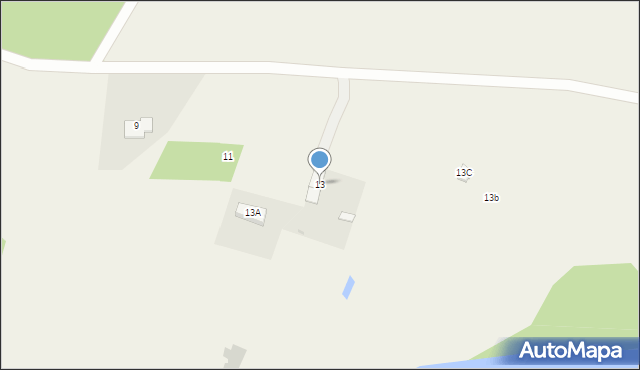 Tuczno Trzecie, Tuczno Trzecie, 13, mapa Tuczno Trzecie