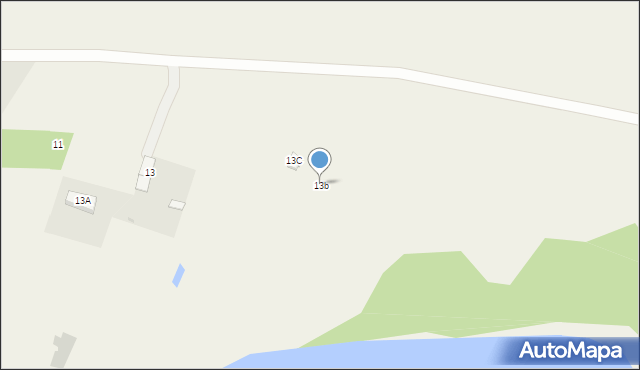 Tuczno Trzecie, Tuczno Trzecie, 13b, mapa Tuczno Trzecie