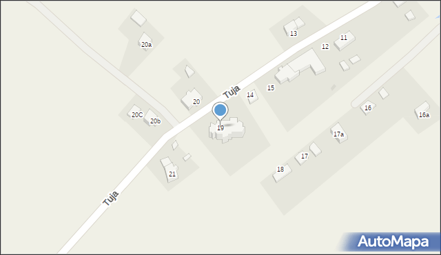 Tuja, Tuja, 19, mapa Tuja