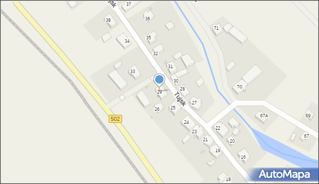 Tujsk, Tujsk, 29, mapa Tujsk