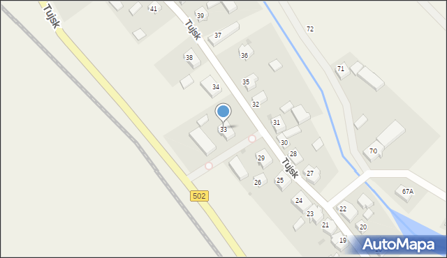Tujsk, Tujsk, 33, mapa Tujsk
