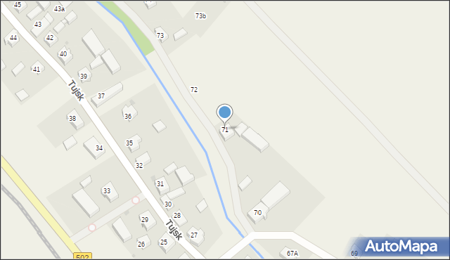 Tujsk, Tujsk, 71, mapa Tujsk