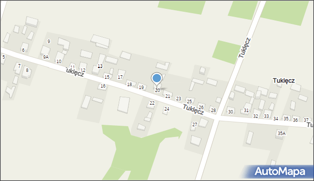 Tuklęcz, Tuklęcz, 20, mapa Tuklęcz