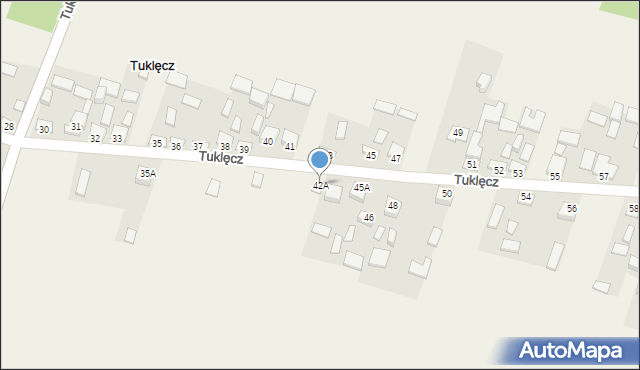 Tuklęcz, Tuklęcz, 42A, mapa Tuklęcz