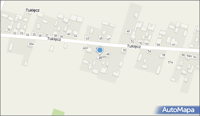 Tuklęcz, Tuklęcz, 46, mapa Tuklęcz