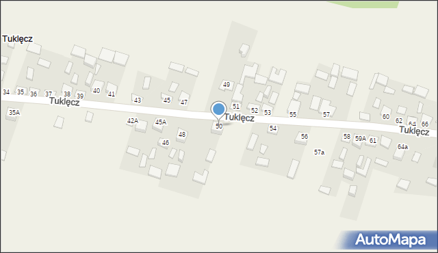 Tuklęcz, Tuklęcz, 50, mapa Tuklęcz