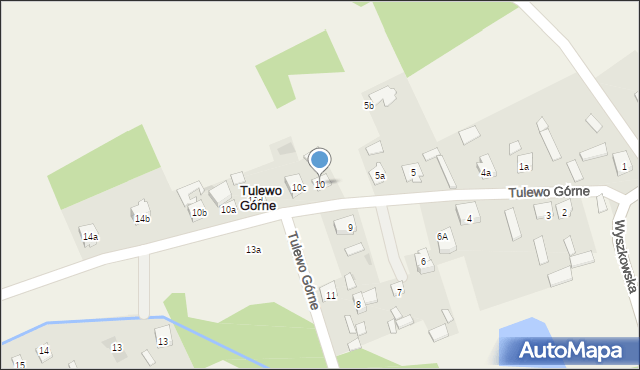 Tulewo, Tulewo, 10, mapa Tulewo