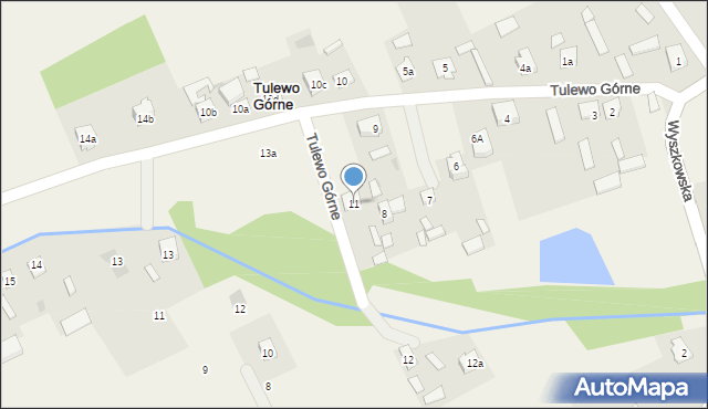 Tulewo, Tulewo, 11, mapa Tulewo