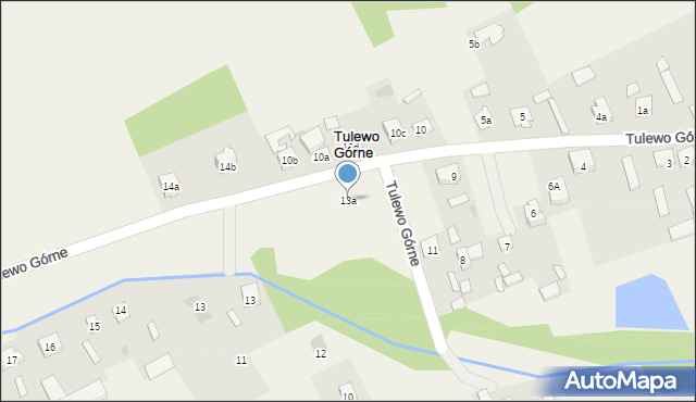 Tulewo, Tulewo, 13a, mapa Tulewo