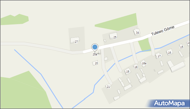 Tulewo, Tulewo, 20a, mapa Tulewo