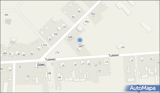 Tulewo Górne, Tulewo Górne, 16a, mapa Tulewo Górne