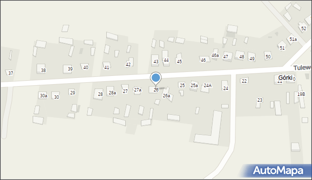 Tulewo Górne, Tulewo Górne, 26, mapa Tulewo Górne