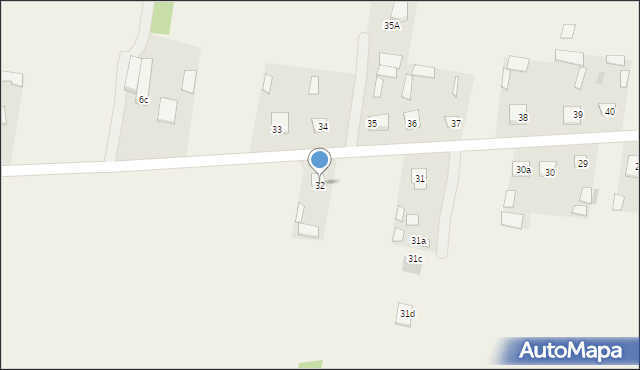 Tulewo Górne, Tulewo Górne, 32, mapa Tulewo Górne