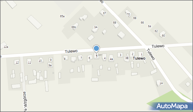 Tulewo Górne, Tulewo Górne, 5, mapa Tulewo Górne