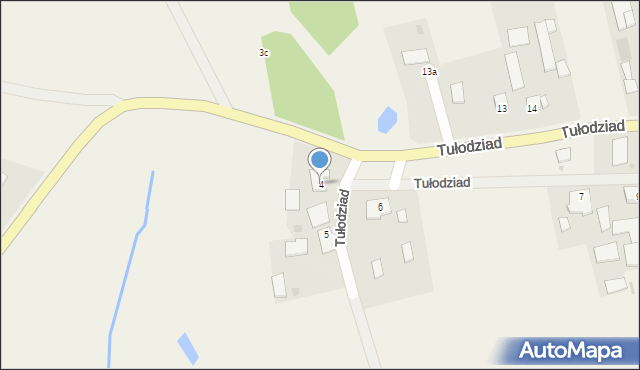Tułodziad, Tułodziad, 4, mapa Tułodziad