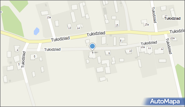 Tułodziad, Tułodziad, 7, mapa Tułodziad