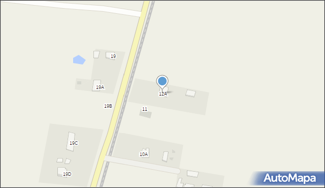 Tułowice, Tułowice, 12A, mapa Tułowice