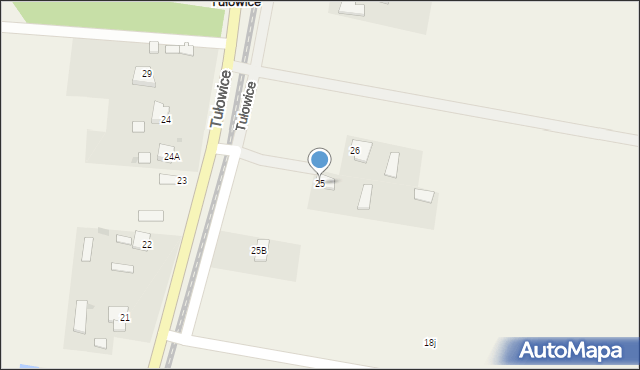 Tułowice, Tułowice, 25, mapa Tułowice