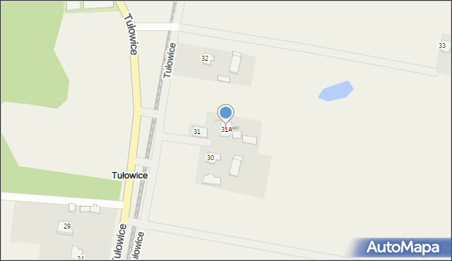 Tułowice, Tułowice, 31A, mapa Tułowice