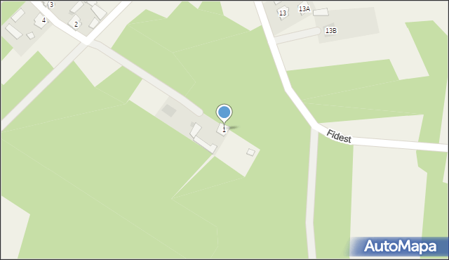 Tumanek, Tumanek, 1, mapa Tumanek