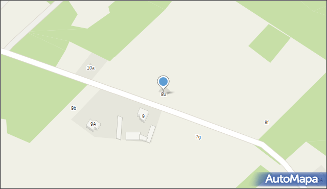 Tumanek, Tumanek, 8u, mapa Tumanek