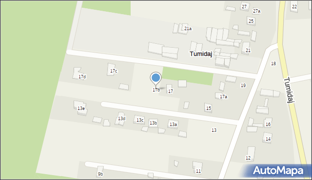 Tumidaj, Tumidaj, 17b, mapa Tumidaj