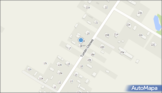 Tumlin-Osowa, Tumlin-Osowa, 18, mapa Tumlin-Osowa
