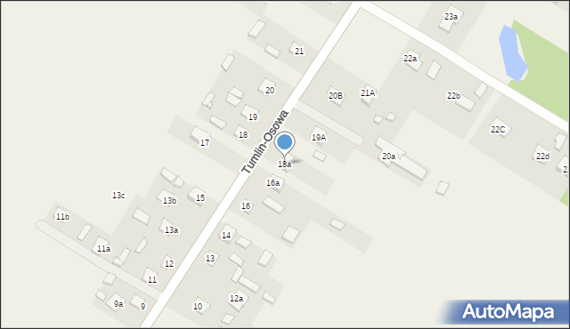 Tumlin-Osowa, Tumlin-Osowa, 18a, mapa Tumlin-Osowa