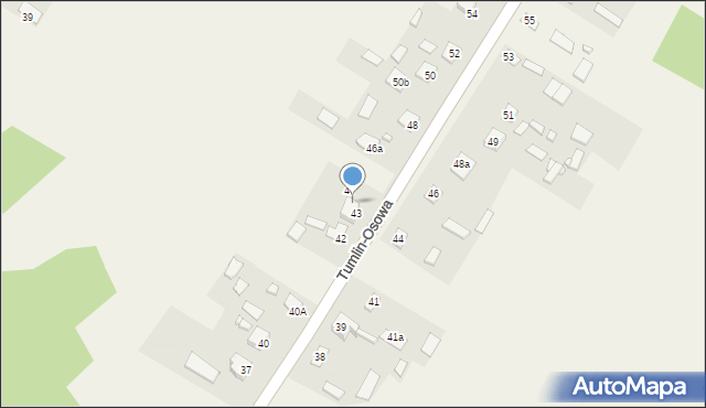 Tumlin-Osowa, Tumlin-Osowa, 45, mapa Tumlin-Osowa